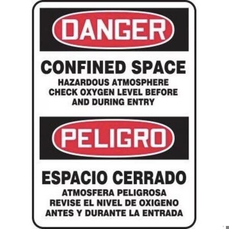 Accuform OSHA DANGER SAFETY SIGN NO MCHL146VP MCHL146VP